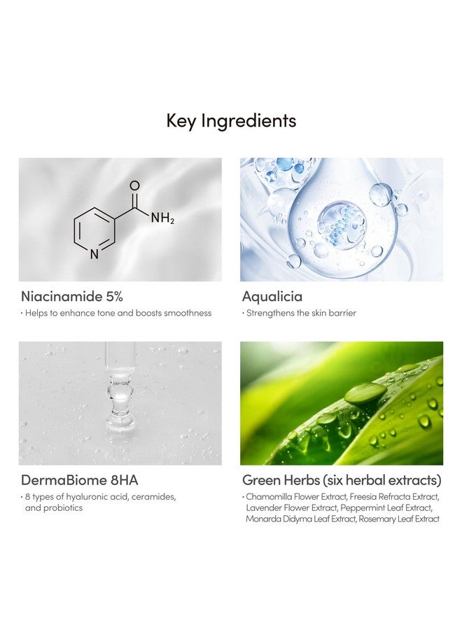 LAGOM Niacin Hydro Serum | 5% Niacinamide, Green Herbs | Pore Care, Dull Skin, Intense Moisturizing & Brightening | Korean Skincare, Irritation-Tested, 1.69 Fl Oz - Image 3