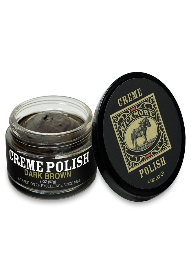 Bickmore Shoe Creme - Dark Brown, Dark Brown, 2 Ounces - Image 1