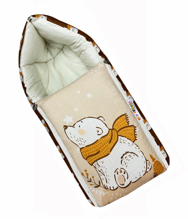 NEW COMERS® 3 in 1 Carry Nest Portable Cushion Bed with Soft Cotton Padding Lightweight Travel Friendly Multi-Use Carry Wrap with Secure Support Design | Unisex Carry Bag Nest 855 - Image 3