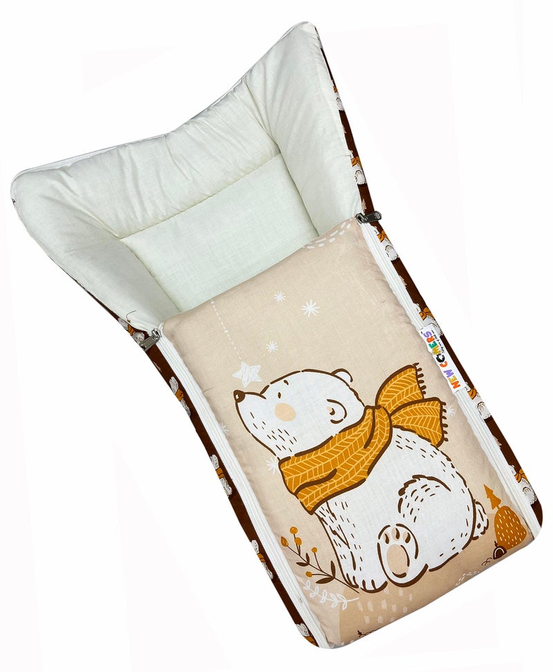 NEW COMERS® 3 in 1 Carry Nest Portable Cushion Bed with Soft Cotton Padding Lightweight Travel Friendly Multi-Use Carry Wrap with Secure Support Design | Unisex Carry Bag Nest 855 - Image 2