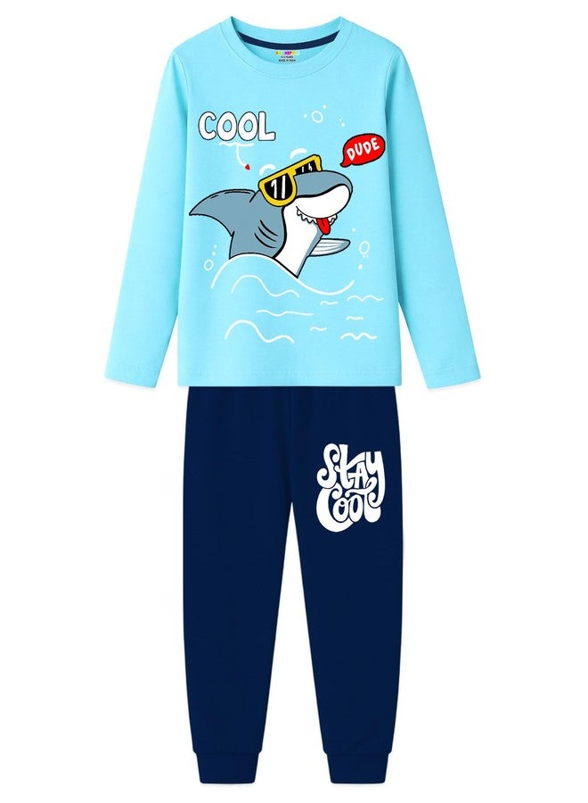 Kuchipoo Baby Boy Regular Fit Cotton T-Shirts and Pyjamas Set (KUC-PSUT-230, 18-24 Months, Multi-Colored) - Image 3