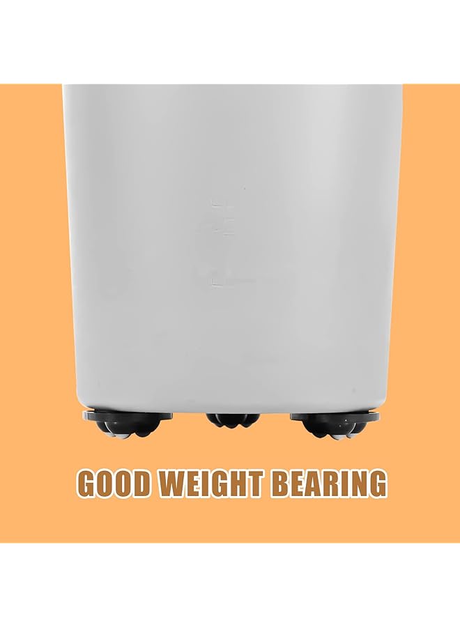 erorex 12 Pcs Mini Sticky Pulley Self Adhesive Caster Wheels 360 Degree Rotation Swivel Wheels Roller Pulley S For Toy Car Storage Box Shoe Racks Trash Can Diy Black - Image 4