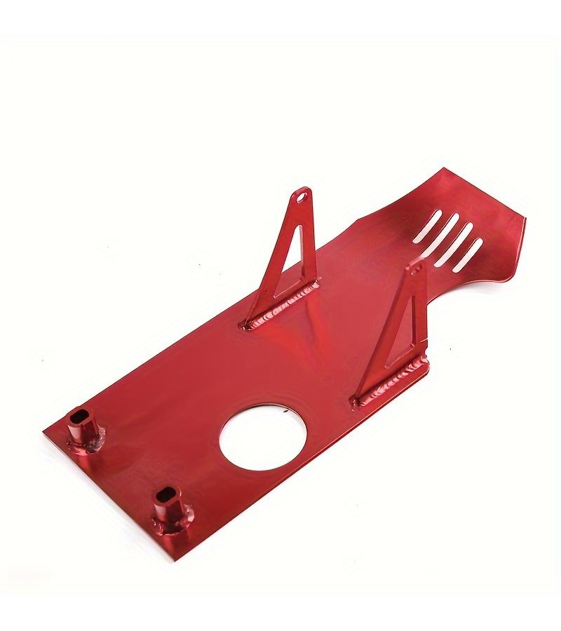 Red Aluminum Alloy Engine Skid Plate Guard Cover Protector For CRF50 XR Off Road Motorcycle - Image 3