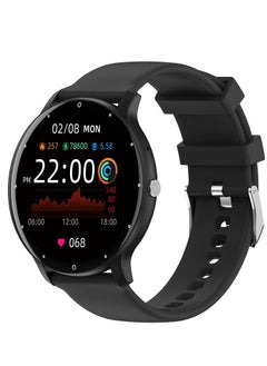 Furtey Smart Watch for Men Women Smartwatch for Android and iOS Phones Waterproof Black  - Image 1