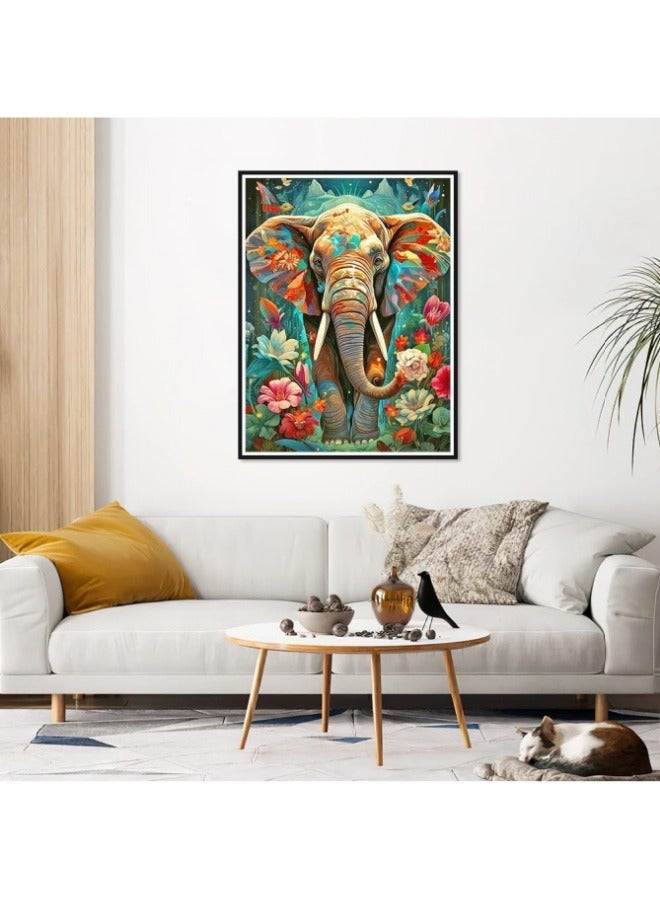ViveLifDeco 5D DIY Elephant Diamond Painting Kits, Full Drill Diamond Painting for Home Wall Decor(Size: 30*40cm/11.8x15.7inch)  - Image 5
