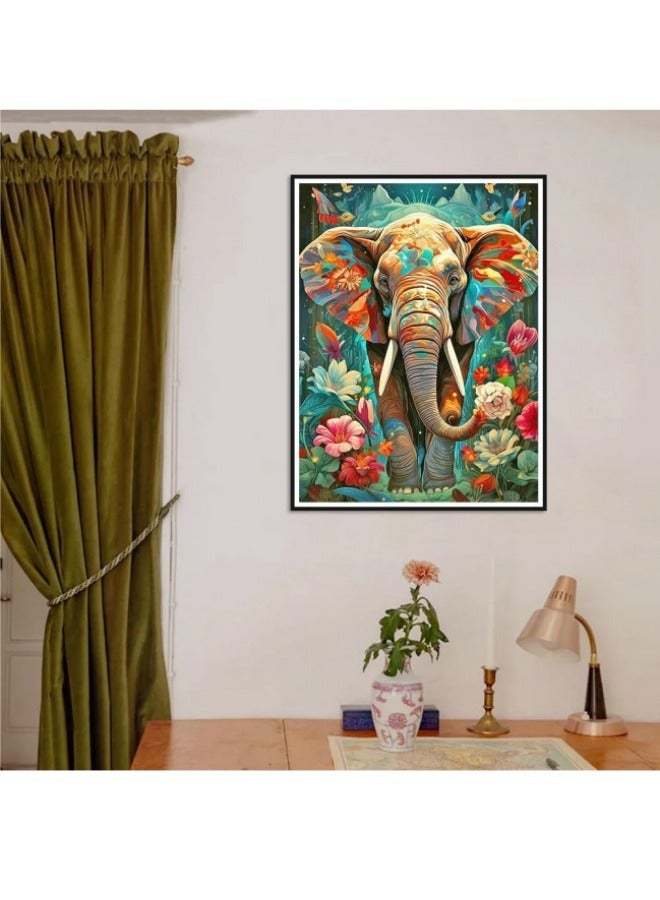ViveLifDeco 5D DIY Elephant Diamond Painting Kits, Full Drill Diamond Painting for Home Wall Decor(Size: 30*40cm/11.8x15.7inch)  - Image 4