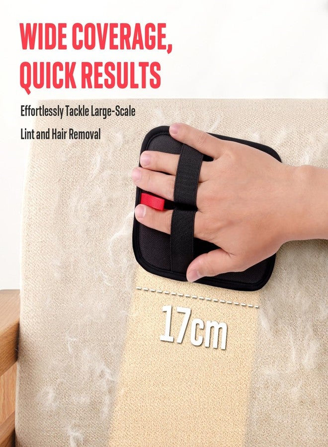 VerdeVilla Pet Hair Remover, Electrostatic Pet Hair Removal Gloves, Reusable Cat & Dog Hair Remover for Couch, Furniture, Carpet, Curtain, Upgraded Animal Fur Removal Tool, Cat Grooming Gloves-2 PCS - Image 3