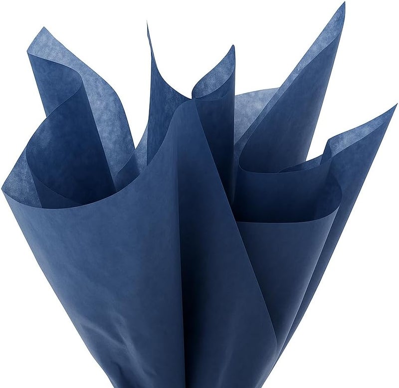 PMLAND Gift Wrapping Tissue Paper - Indigo - 26 Inches x 20 Inches 60 Sheets - Image 1