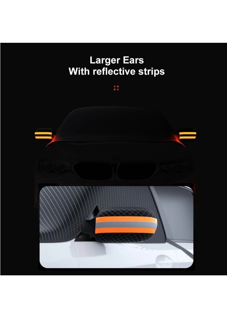 AMBERJACK - Car Cover Front Windshield Strong Magnetic Adsorption snow Car Windshield Cover Oxford Cloth Comprehensive Protection - Image 1