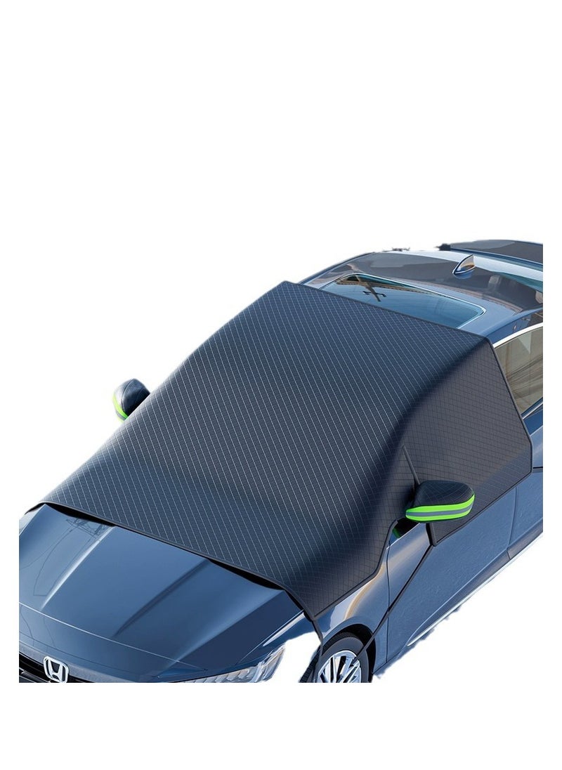 AMBERJACK - Car Cover Front Windshield Strong Magnetic Adsorption snow Car Windshield Cover Oxford Cloth Comprehensive Protection - Image 1