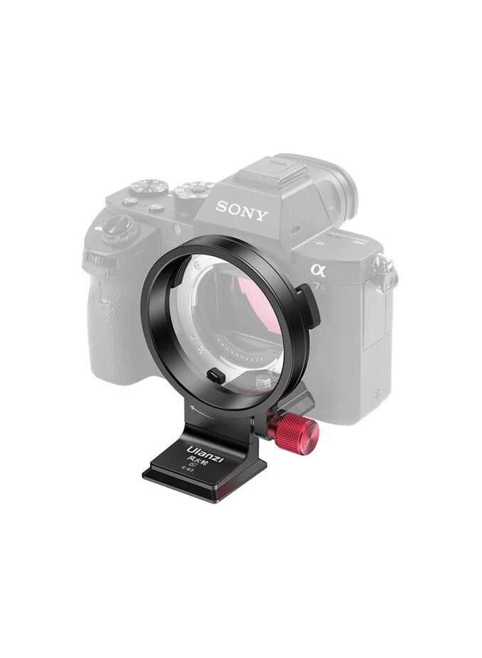 Ulanzi ULANZI S-63 Rotatable Horizontal to Vertical Mount Plate Kit – Quick Switch L-Bracket with Cold Shoe & 1/4” Screw for DSLR, Mirrorless Cameras & Tripods - Image 4