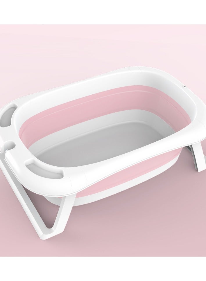 بيلانينا حوض استحمام للأطفال قابل للطي مع حصيرة استحمام للأطفال  موفر للمساحة ومريح - Image 2