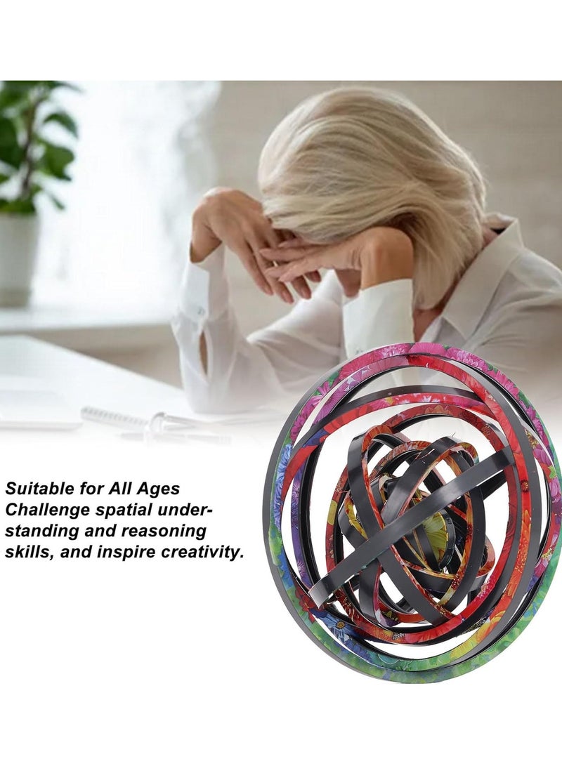 HALAMODO Rotating Flip Puzzle Toy 3D Rotation Flip Puzzle Stress Relief Decompression Educational Toy for Kids Adults - Image 3