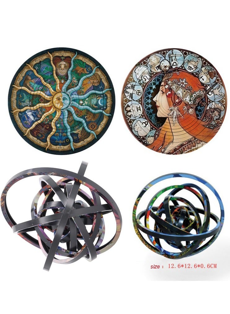 HALAMODO Rotating Flip Puzzle Toy 3D Rotation Flip Puzzle Stress Relief Decompression Educational Toy for Kids Adults - Image 4