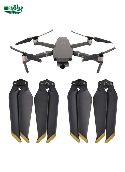 2 Pairs 8743F Low Noise Quick-release Propellers for DJI Mavic 2 Pro / Zoom
