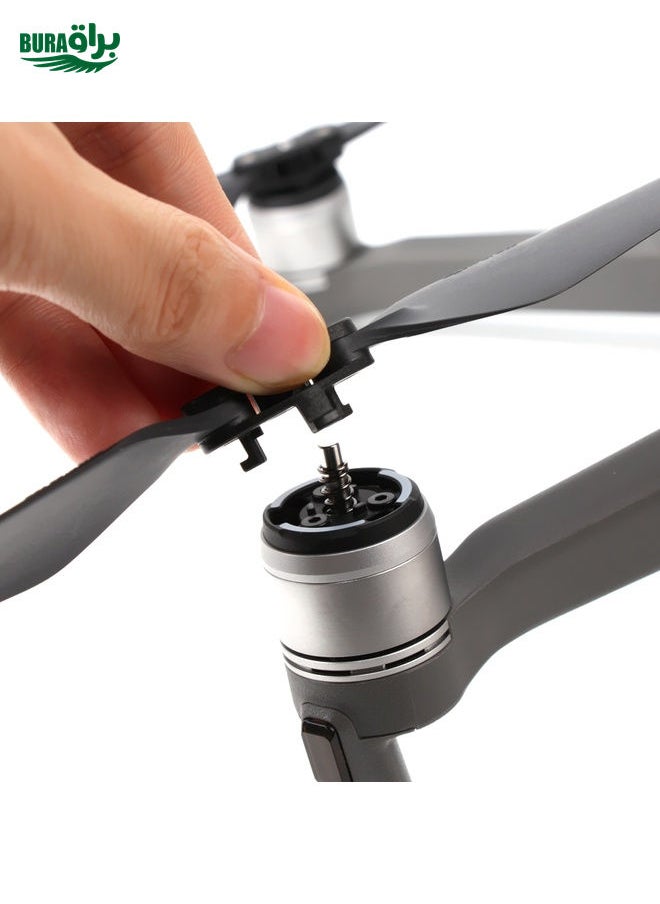 BURAQ - 2 Pairs 8743F Low Noise Quick-release Propellers for DJI Mavic 2 Pro / Zoom - Image 1