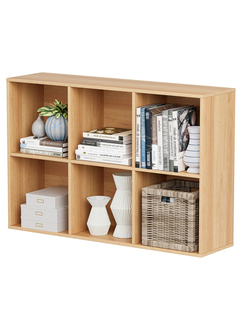 DOOHWAN 11in Cube Storage Organizer with Closed Back - Wooden Bookshelf Display Cubes for Home, Office, Closet Cabinet Organizer Shelf - Image 1