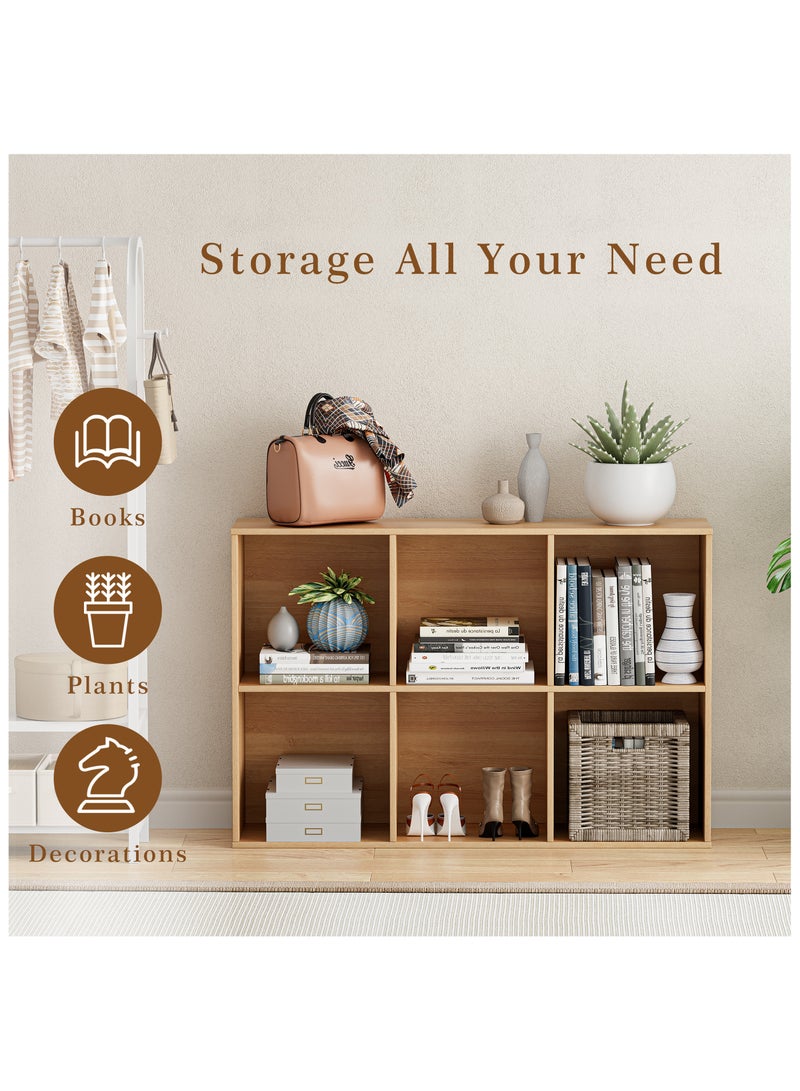DOOHWAN 11in Cube Storage Organizer with Closed Back - Wooden Bookshelf Display Cubes for Home, Office, Closet Cabinet Organizer Shelf - Image 3