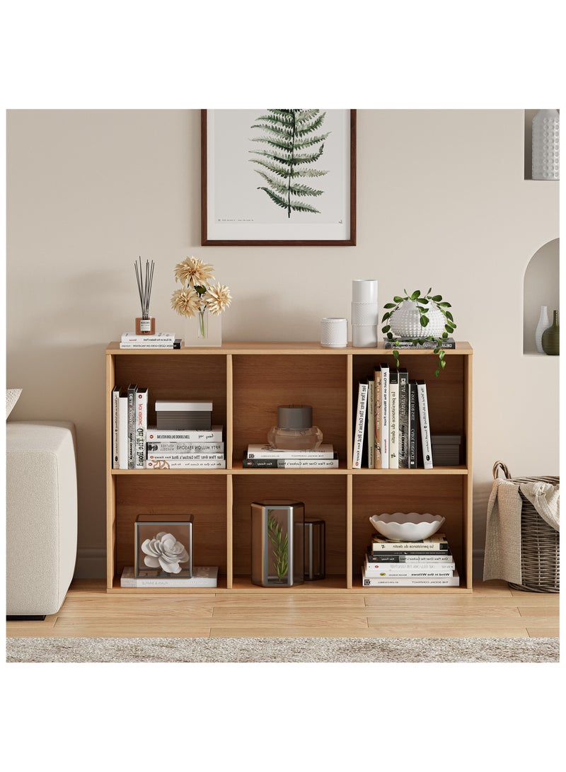 DOOHWAN 11in Cube Storage Organizer with Closed Back - Wooden Bookshelf Display Cubes for Home, Office, Closet Cabinet Organizer Shelf - Image 2