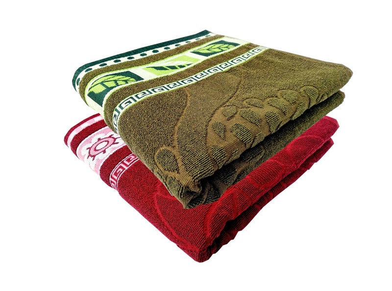 Space Fly Cotton Towel for Men | Bath Towel for Women | Cotton Bath Towel 500 GSM | Towel for Bath Large Size Men |147 x 71 (Pink) - Image 4