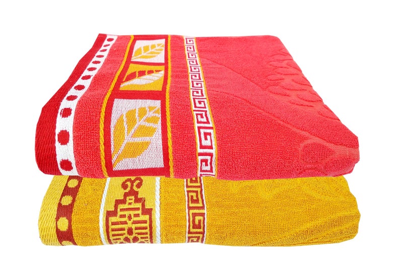 Space Fly Cotton Towel for Men | Bath Towel for Women | Cotton Bath Towel 500 GSM | Towel for Bath Large Size Men |147 x 71 (Pink) - Image 5