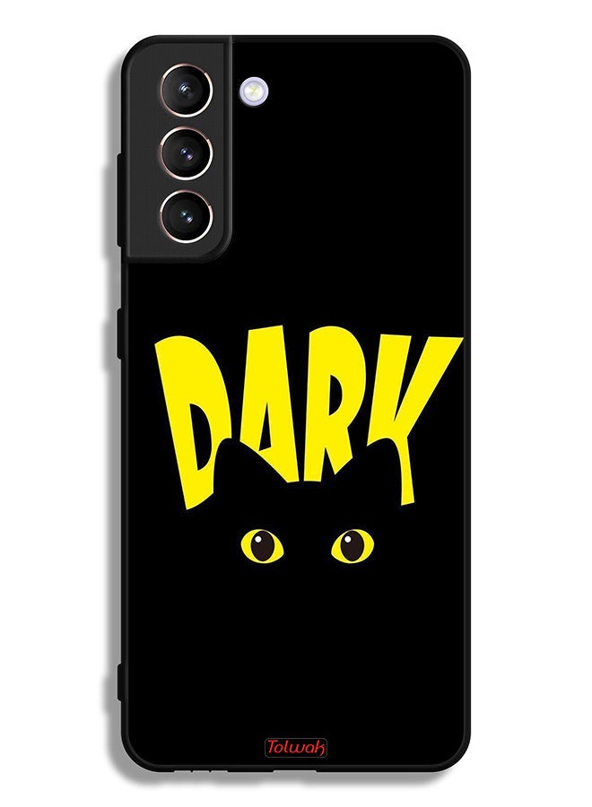 Tolwak Samsung Galaxy S21 5G Protective Case Cover Dark Cat - Image 3