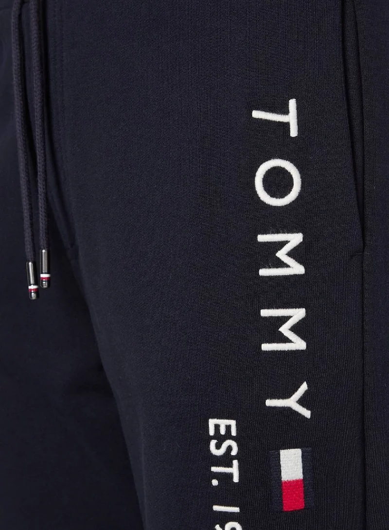 Tommy Hilfiger navy Cotton Logo Joggers for Men | Best Price UAE