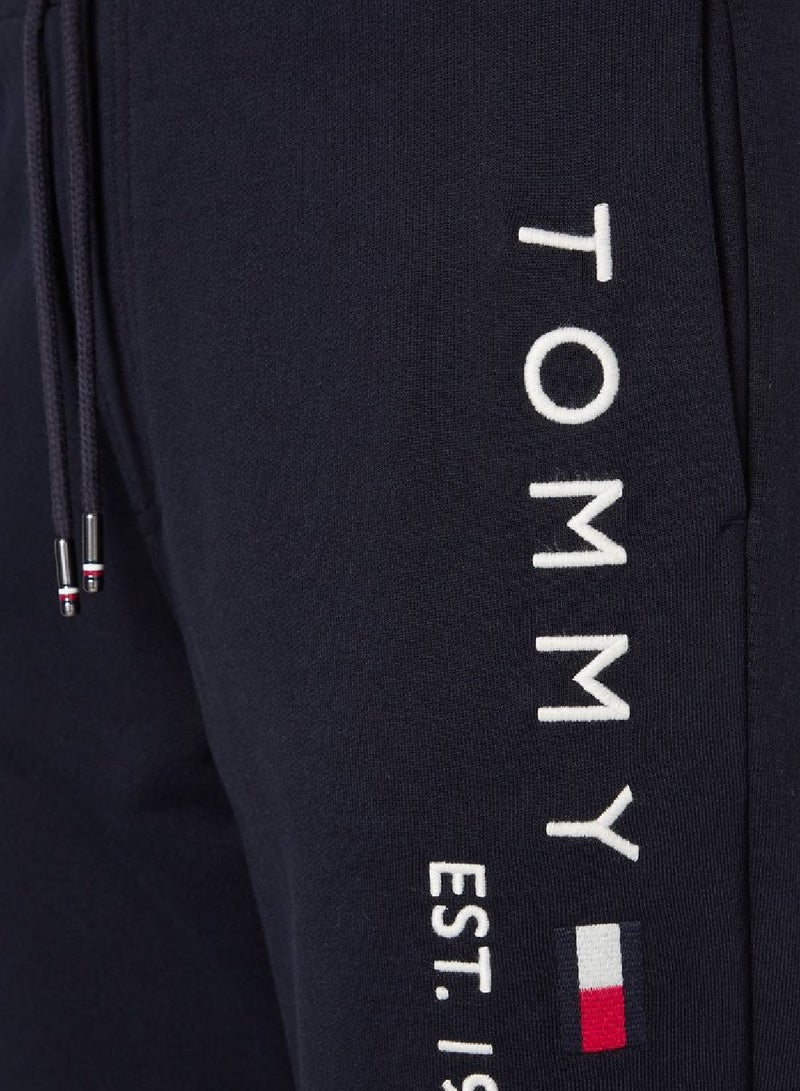 TOMMY HILFIGER Cotton Logo Joggers - Image 4