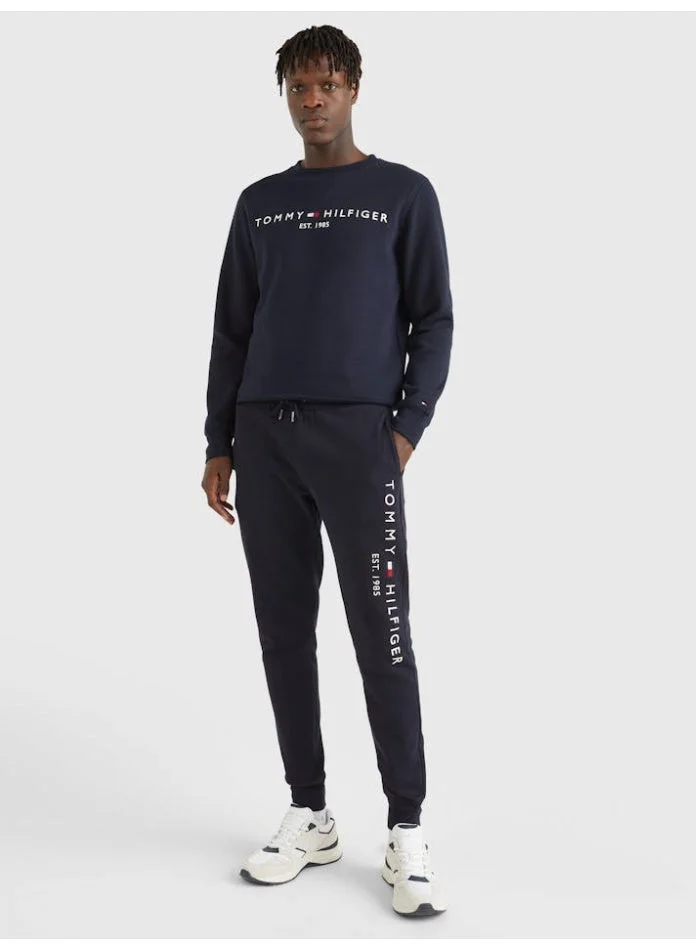 Tommy Hilfiger Embroidery Logo Cuffed Joggers