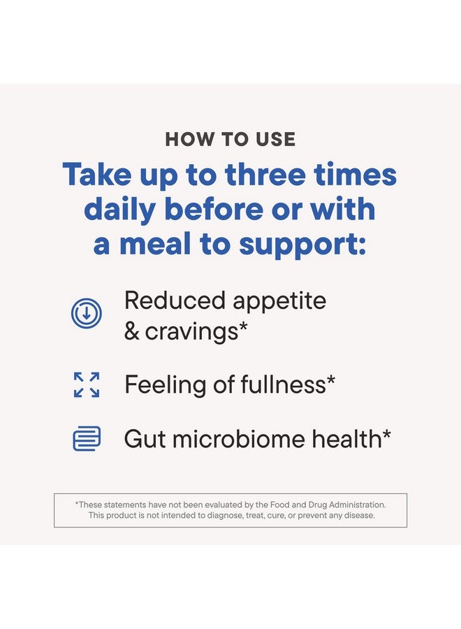 NOURI Daily Nouri FeelFull Prebiotic Fiber Drink Mix with Glucomannan & Chromium | for Natural Feeling of Fullness, Appetite & Cravings Support, Gut Microbiome & Metabolic Health | 30 Stick Packs - Image 2