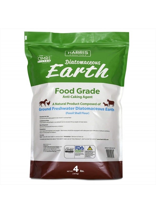 Harris Diatomaceous Earth Food Grade, 4lb with Powder Duster Included in The Bag - Image 5