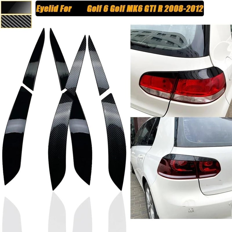 Vuzmode Rear Headlight Eyebrow Cover for Golf 6 MK6 GTI R - Image 2