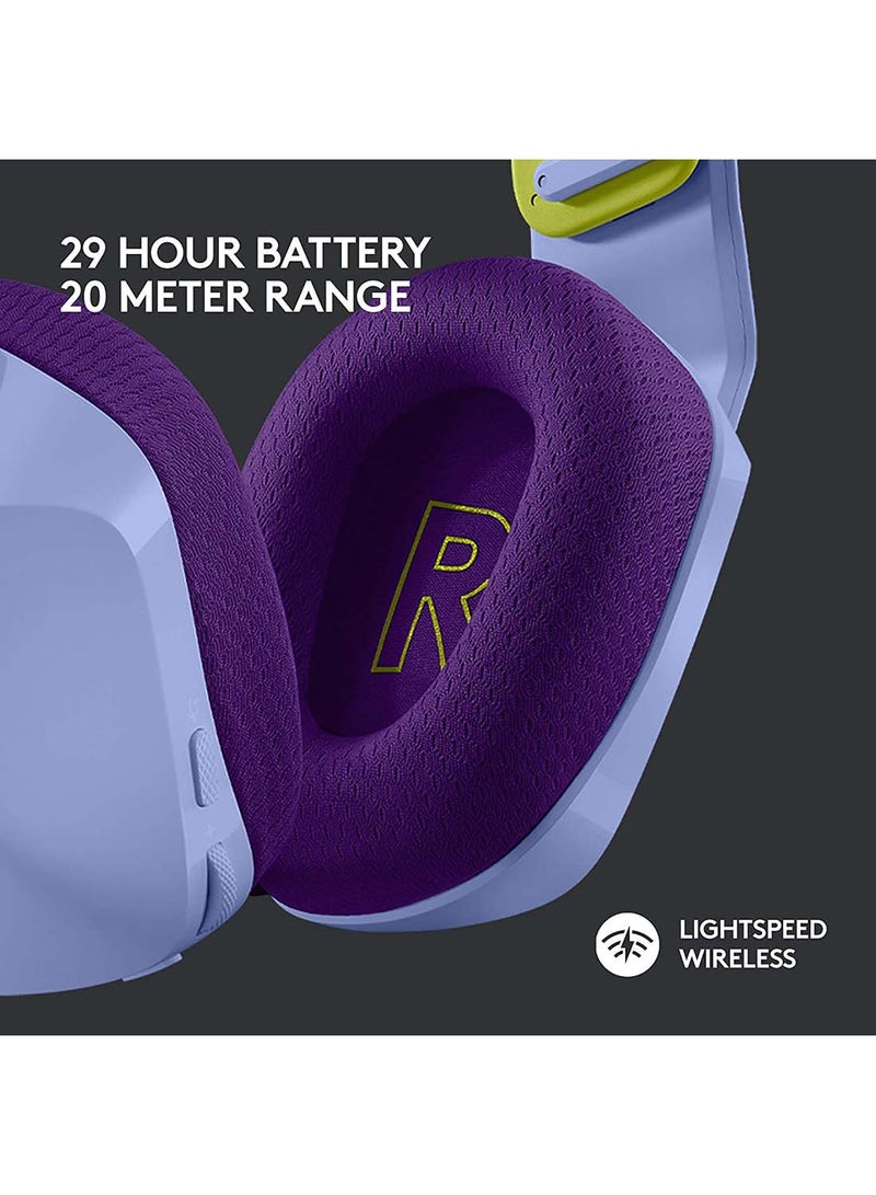 Logitech G733 LIGHTSPEED Wireless Gaming Headset with suspension headband, LIGHTSYNC RGB, Blue VO!CE mic technology and PRO-G audio drivers - Lilac I 51769 - Image 3