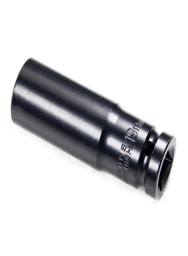 اتول مارت مقبس Utoolmart ذو تأثير عميق مقاس 1/2 بوصة، مقاس 19 مم، مقبس طويل Cr-V، 6 نقاط، متري - Image 4