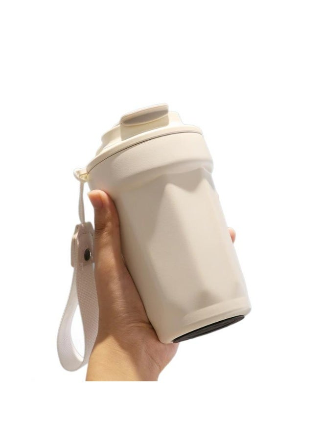 Panda Coffee cup，Food grade 316 stainless steel coffee cup, light and easy to hold, 480ml, 12-hour temperature control and cold preservation - Image 1