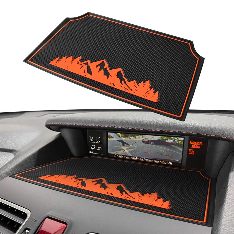 MOCHENT Dash Mat for Subaru Crosstrek Accessories 20122017 Forester 20142018 Impreza XV 20122016 Interior NonSlip Dashboard Mat Pad Liner Orange - Image 3