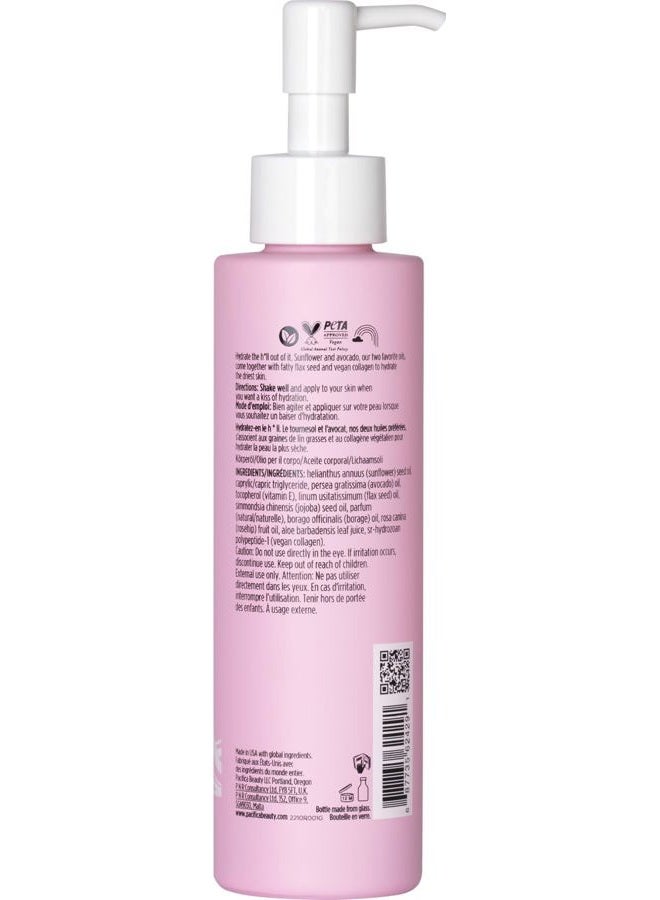 Pacifica Beauty, Vegan Collagen Body Oil, For Dry Skin, Moisturizer, Hydrating Body Massage Oil, Moisturizing, Soothing, Healthy Glowing Skin, Soft & Radiant Skin, Delicate Jasmine Scent, Vegan - Image 3