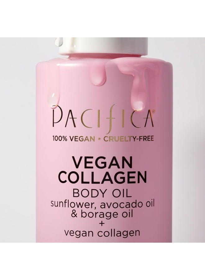 Pacifica Beauty, Vegan Collagen Body Oil, For Dry Skin, Moisturizer, Hydrating Body Massage Oil, Moisturizing, Soothing, Healthy Glowing Skin, Soft & Radiant Skin, Delicate Jasmine Scent, Vegan - Image 5