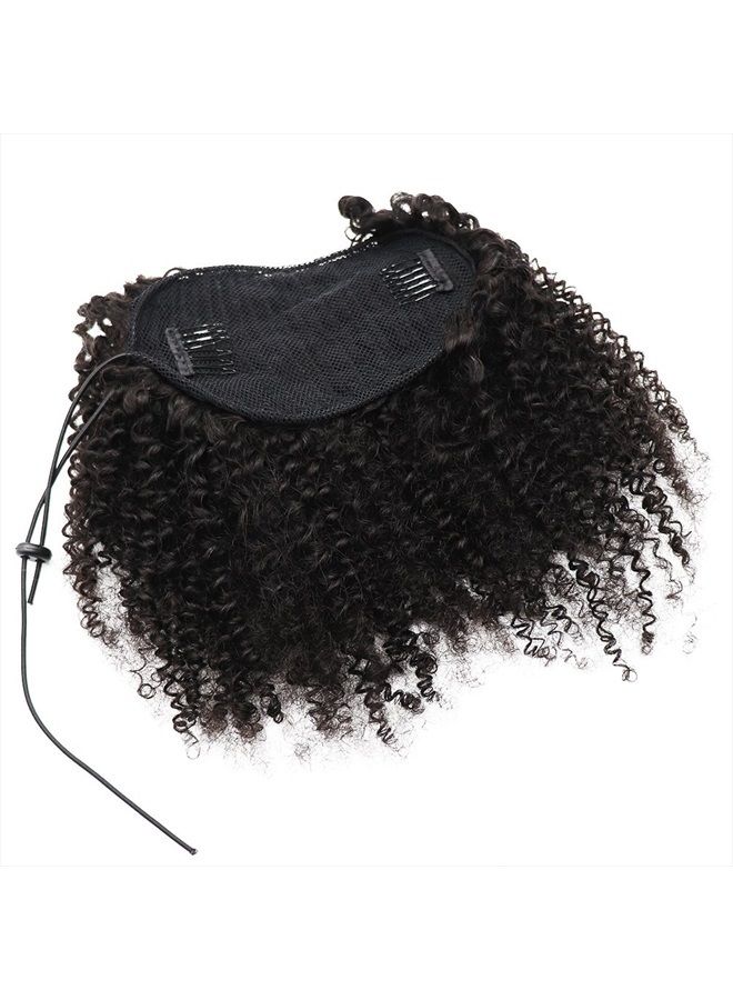 EIAKE Afro Kinky Curly human hair ponytail extensions Kinky Curly drawstring human hair ponytail hairpieces natural curly clip in ponytail (14) - Image 5