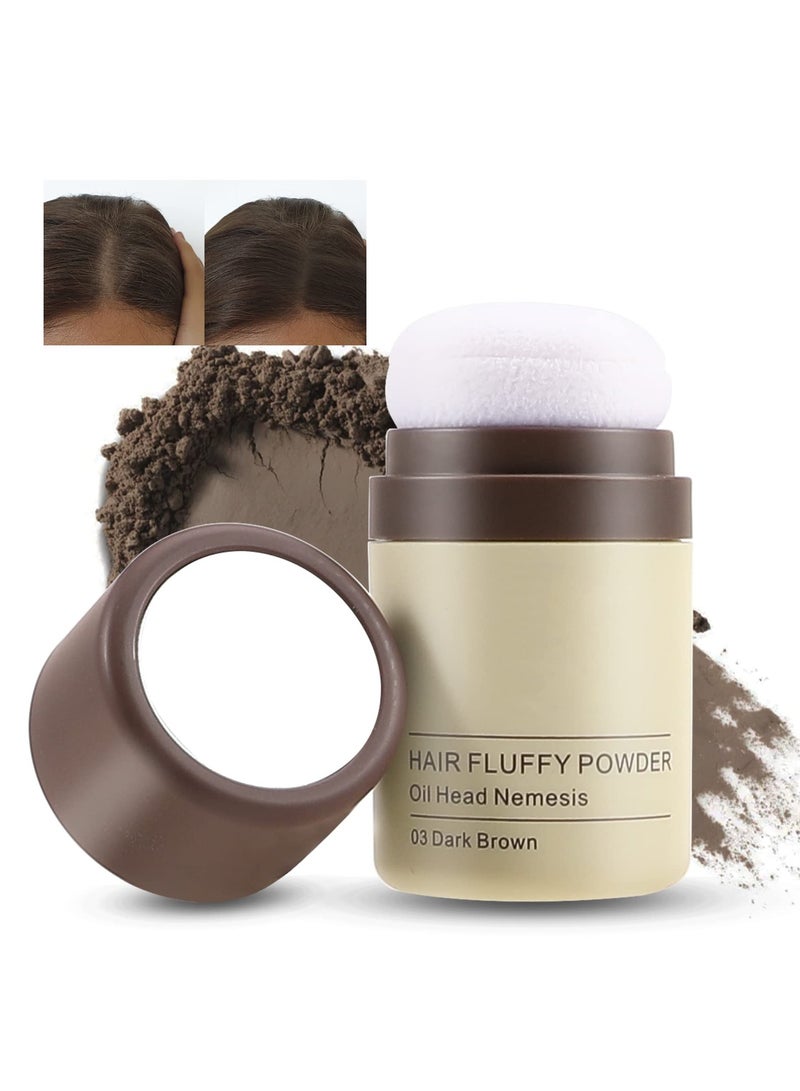SYOSI Thin Hair Powder, Hair Powder for Thin Hair, Hair Root Dye, Root Touch Up Powder, Hair Shadow Cover Hair Loss Instantly, Hairline Powder for Women Men, Hair Touch-Up - Image 1