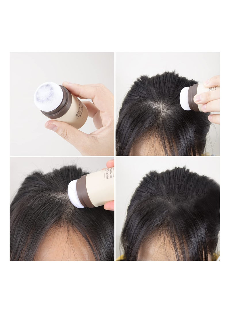 SYOSI Thin Hair Powder, Hair Powder for Thin Hair, Hair Root Dye, Root Touch Up Powder, Hair Shadow Cover Hair Loss Instantly, Hairline Powder for Women Men, Hair Touch-Up - Image 3