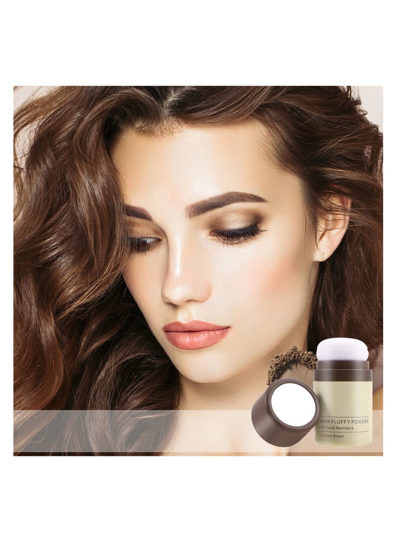 SYOSI Thin Hair Powder, Hair Powder for Thin Hair, Hair Root Dye, Root Touch Up Powder, Hair Shadow Cover Hair Loss Instantly, Hairline Powder for Women Men, Hair Touch-Up - Image 4