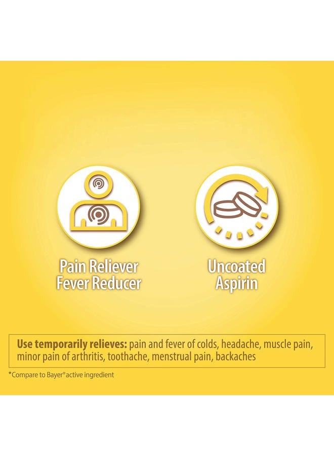 ® Aspirin 325mg | Uncoated Tablets |Original Strength | Pain Reliver | Fever Reducer | Compare to Bayer® Active Ingredients… (300 Counts)