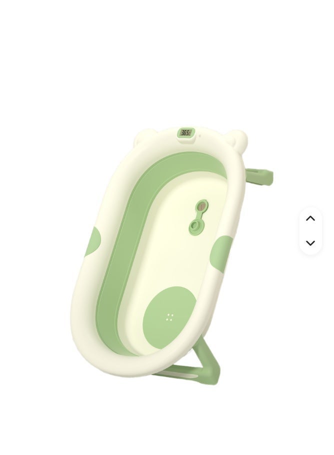 Baby bathtub with built-in thermometer - Image 1