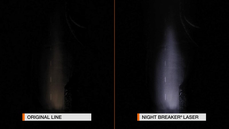 OSRAM مصباح هالوجين OSRAM NIGHT BREAKER LASER H11، أكثر إشراقًا بنسبة +150%، 64211NL-2HB، 12 فولت، صندوق قابل للتعليق والطي (2 مصابيح) - Image 5