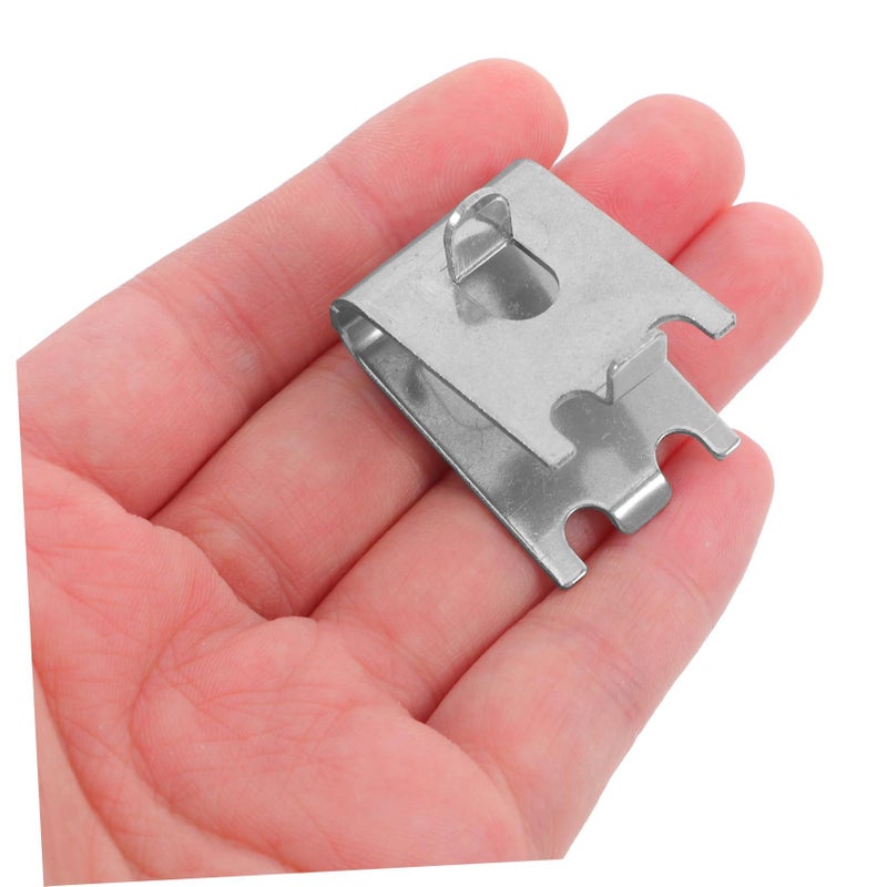 Stainless Steel Adjustable Refrigerator Shelf Clips 4 Pack Fade Resistant - Image 5