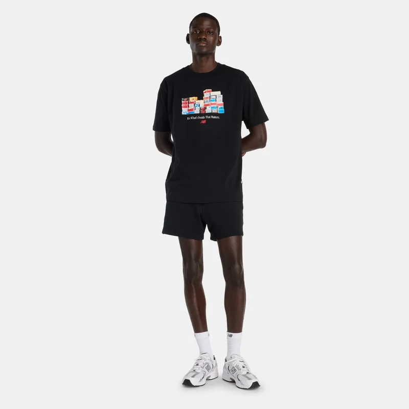 New Balance Black Men's Boxes T-Shirt for Men | Best Price UAE