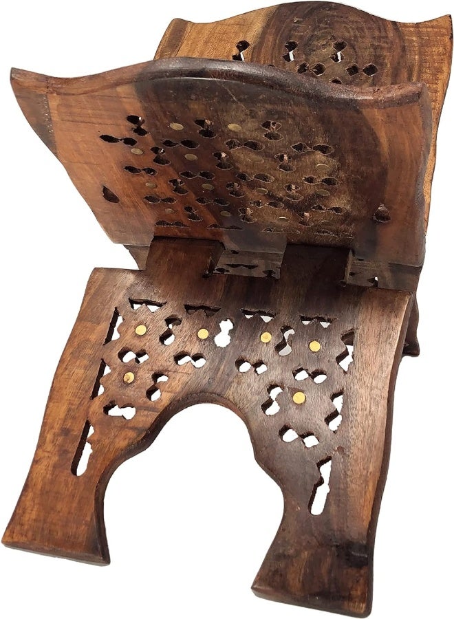 AKDC AKDC Wooden Quran Folding Stand/Rahel/Holder Book.  (Medium)  - Image 3