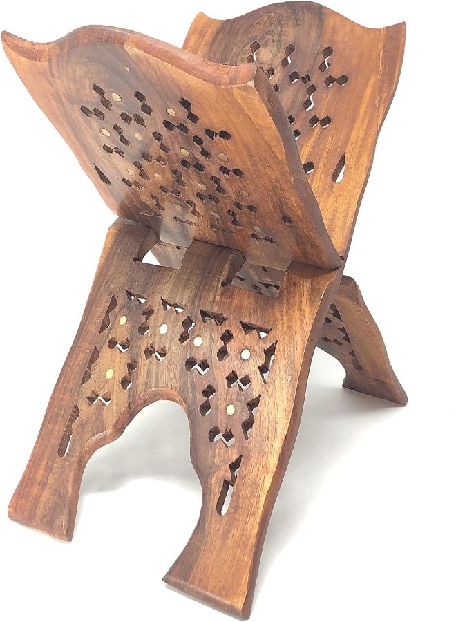AKDC AKDC Wooden Quran Folding Stand/Rahel/Holder Book.  (Medium)  - Image 1