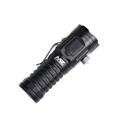 MZ M936 (Rechargeable LED Metal Torch) Super Bright 120W LED Light with 1200mAh Battery & 5 Modes Flashlight - Image 1